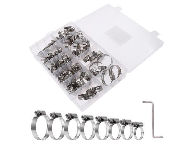 1 Set American Style Water Pipe Air Tube Clamps Fasteners Water Pipe Accessories Pipe Supplies Pipe Gadget with a Wrench for Worker Home Outdoor