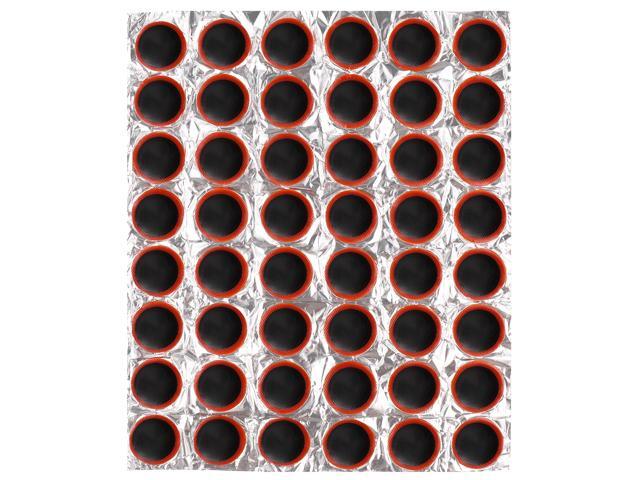 LIOOBO 48pcs 30mm Bike Tire Patch Round Rubber Tire Patch Round Patch Piece Cycling Puncture Repair Tool