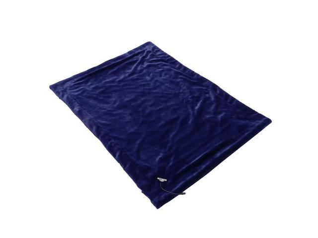 Heated Electric Car Blanket Easy Controller Travel Throw for Car (Blue)