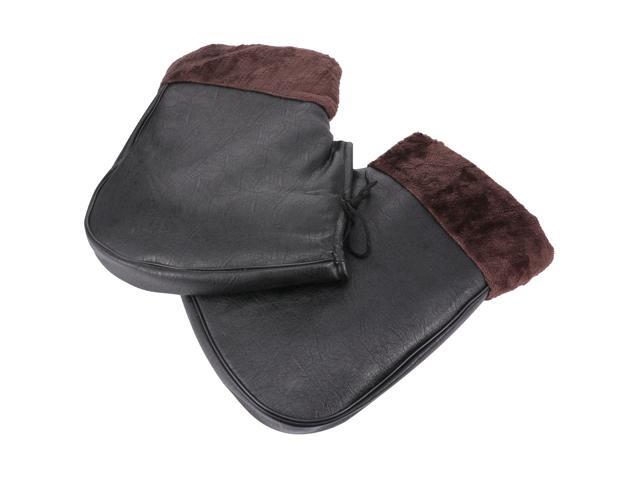 1 Pair 12V Heated Gloves Motorcycle Handle Bar Muff Detachable Warm Keeping