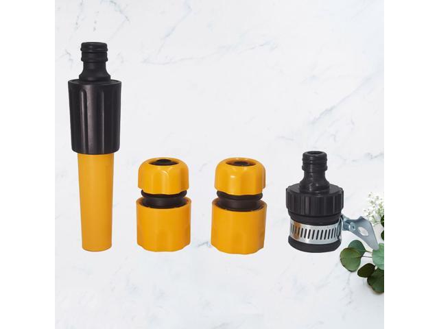 1 Set of 4PCS Garden Direct Spray Connector Kit Multi-function Connector Set Water Pipe Hose Quick Joint Set Plastic Hose Quick Connector Accessory