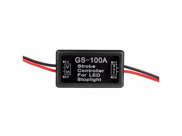 2pcs Flash Strobe Controller Flasher Module for LED Brake Light Tail Stop Light