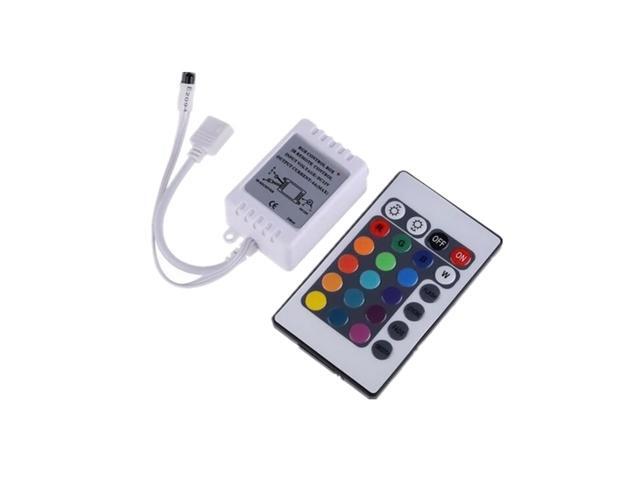 24Key RGB LED Strip Light IR Remote Controller with Control Box