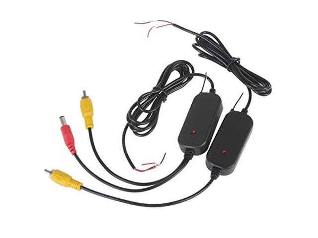 24G Wireless Video Transmitter & Receiver for 12V Car Rear Backup View Camera