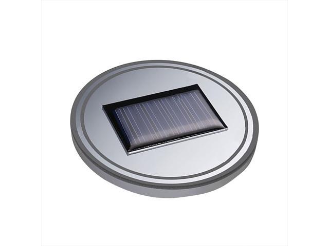 Solar Powered LED Car Cup Holder Mat Pad Drink Bottle Coaster with Built-in Light and Vibration Sensor Car Interior Decoration (Green)