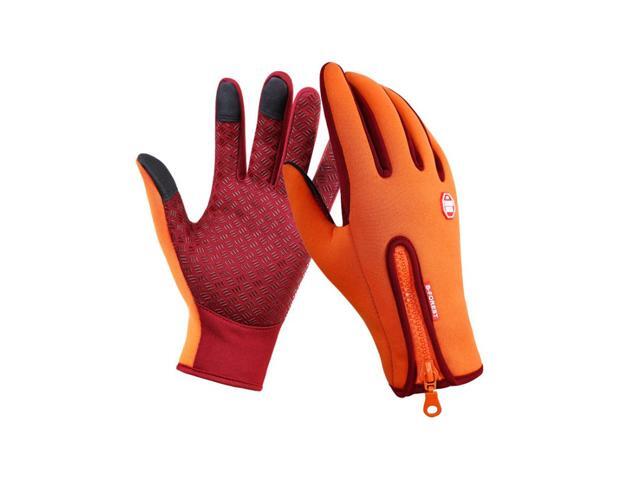 1 Pair Outdoor Winter Warm Waterproof Magic Gloves Cycling Gloves Bike Gloves Sport Gloves with Sensitive Touchscreen Function Idea for Skiing