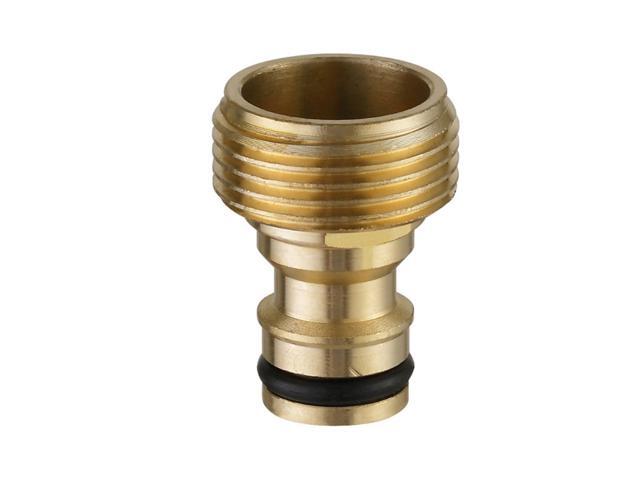 3/4 Water Hose Connectors Brass Hose Quick Connect Garden Hose Tap Connector Faucet Garden Water Hose Pipe Connector Fitting Tap Adaptor