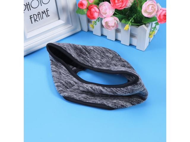 Unisex Sports Ear Warmer Winter Head Wrap Stretch Ear Covers Headbands Wicking Sweatband for Cycling Running Skiing (Grey)