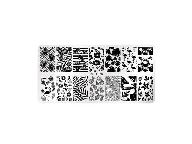 Nail Stencils Printing Plate Mould Template Art DIY Nail Art Stencils Template Plates (BP-L076)