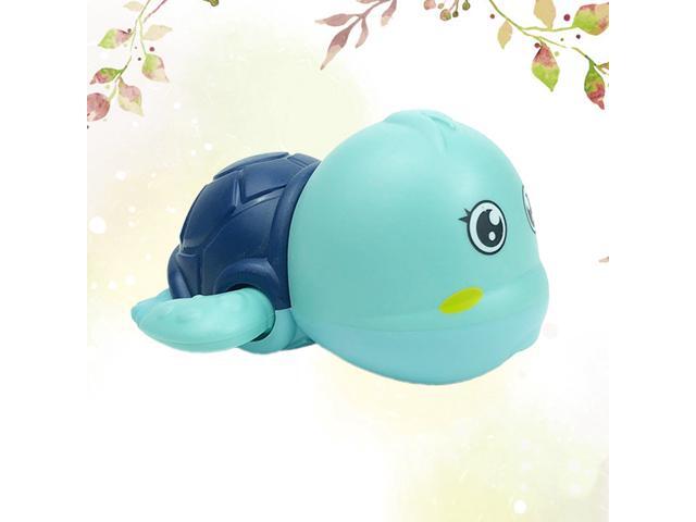1pc Baby Bath Toys Clockwork Tortoise Toys Water Shower Tub Wind-up Floating Playthings for Toddler Bathing (Random Color)