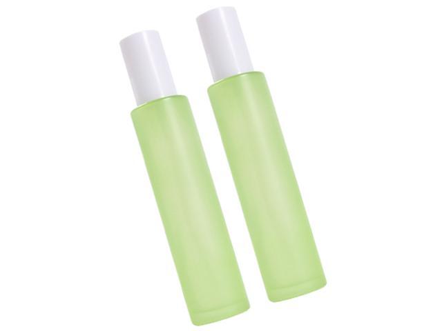 2pcs Travel Spray Cosmetic Bottle Subpackaging Bottle Dispenser Lotion Container Refillable Bottle (120ml Light Green)