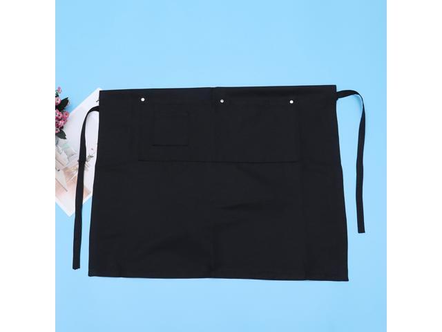 1pc Multi-use Working Clothes Hairdresser Apron Protective Pinafore Kitchen Cooking Save-all Black
