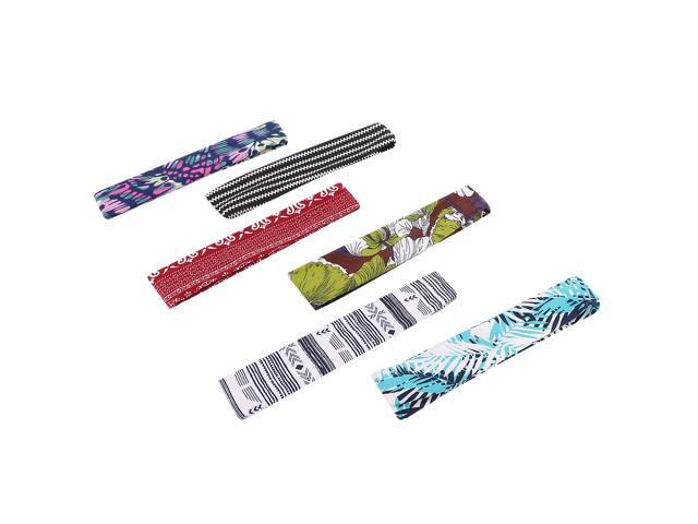6pcs Elastic Head Wrap Floral Printing Headband Chic Hair Band Headband Hair Accessories for Women Ladies