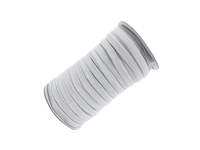 Creative Mask Elastic Band Ear Hanging Band Mask Replacement Elastic Band (White 05mm-7mm/120 Yards)