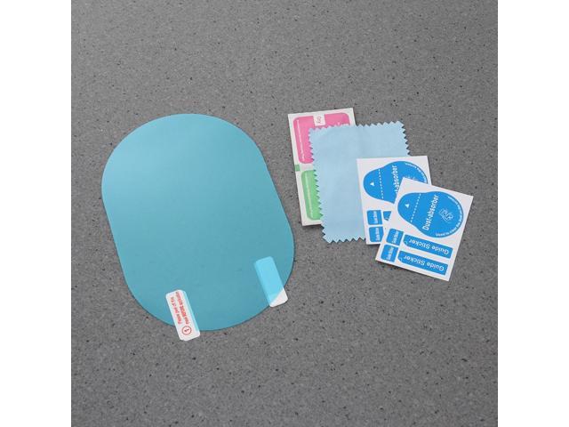 2 PCS Car Rearview Mirror Ellipse Protective Film Anti-Glare Anti-Scratch Anti-Fog Rainproof Rear View Mirror Clear Film with Tools - 135x95cm