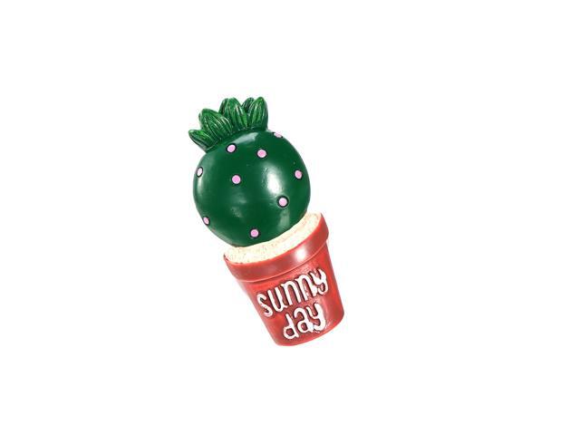 Cute Car Air Freshener Cactus Solid Balm Fragrance Car Air Conditioning Vent Perfume Clip Auto Decoration Ornament (1)