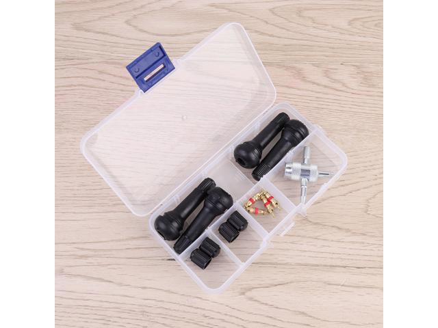 Valve Core Removal Tool Set Practical Valve Key Wrench Mounting Tool for Auto Car (Set 3)