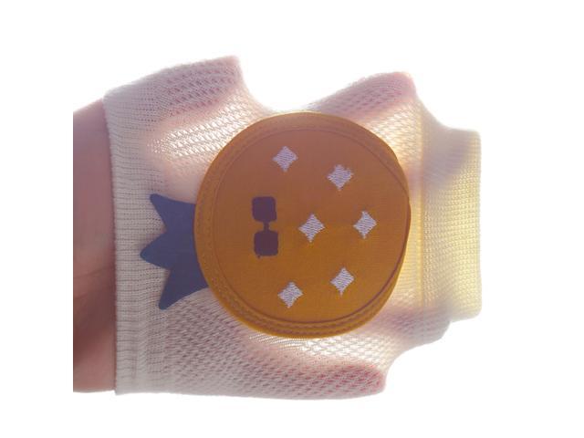 1 Pair Knee Pad Summer Breathable Crawling Knee Socks Comfortable Knee Sleeve High Elastic Knee Pads for Kid Baby Infant (Pineapple Pattern)