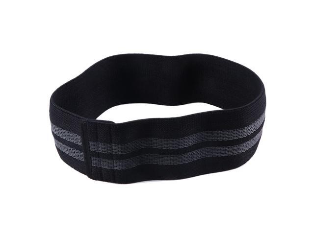 Resistance Hip Exercise Bands Elastic Sports Training Loops Non-slip Fitness Bands for Physical Therapy Size S(Black)