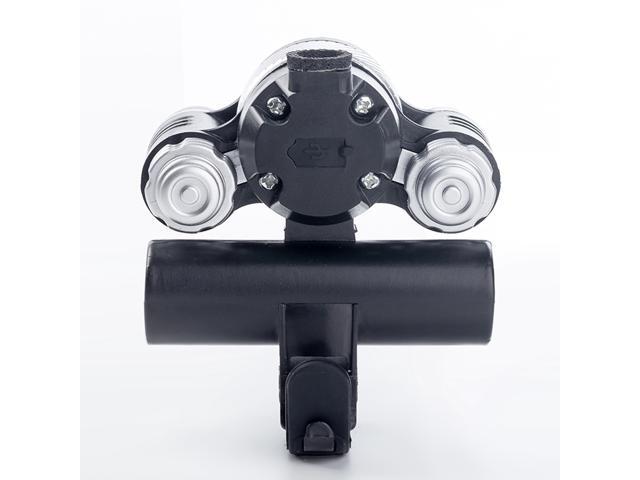 USB Rechargeable XML T6 LED Bike 4 Modes Front Light Cycling Light Head Lamp (Silver)