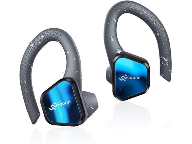 True Wireless Earbuds Running Sport Vidonn T1 Half-in Ear Bluetooth Earbuds Sport TWS Over Ear Bass+ IP65 Waterproof Sport Headphones
