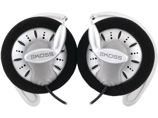 Koss KSC75 Portable Stereophone Headphones Single Standard Packaging White/Gray
