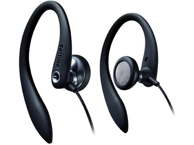 Philips SHS3200BK/37 Flexible Earhook Headphones Black