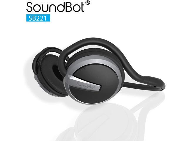 SoundBot¨ SB221 HD Wireless Bluetooth 40 Headset Sports-Active Headphone for 20Hrs Music Streaming & 25Hrs HandsFree Calling w/Sweat Resistant