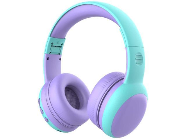gorsun Bluetooth Kids Headphones with Microphone Children's Wireless Headsets with 85dB Volume Limited Hearing Protection Stereo Over-Ear