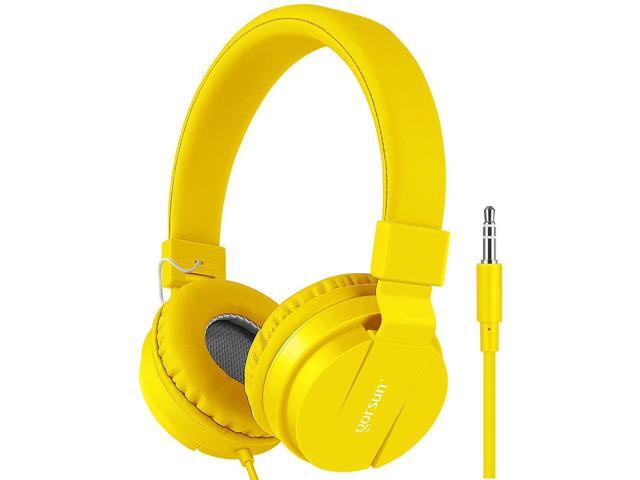 Kids Headphones Gorsun Lightweight Stereo Wired Children's Headsets for Kids Adults Adjustable Headband Toddler Headset for Smartphones Computer