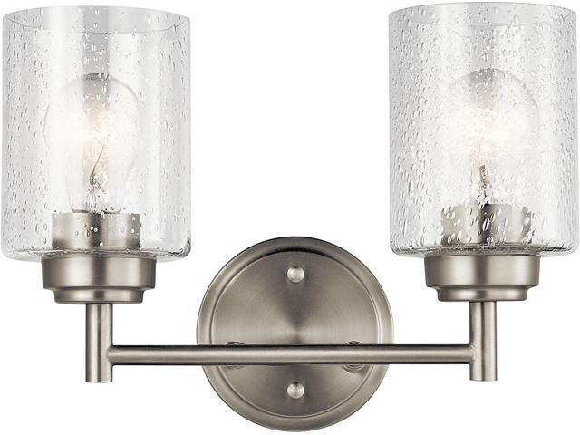 Kichler 45885NI Winslow Vanity 2-Light 150 Total Watts Brushed Nickel