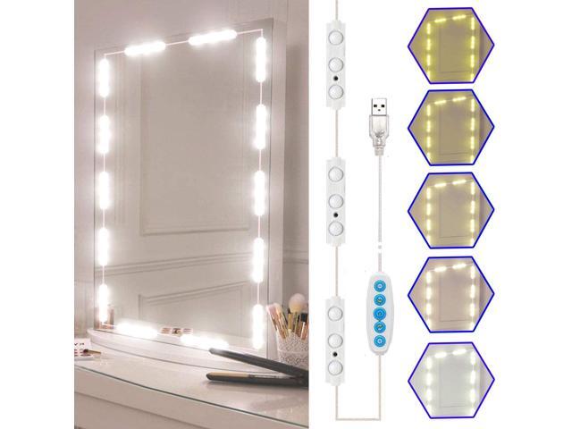 Led Vanity Mirror Lights Kit SELFILA Hollywood Style Vanity Make Up Light 11ft with Dimmable Color and Brightness Lighting Fixture Strip for