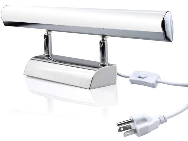 Bonlux 22 inch LED Bathroom Vanity Light - 9W Stainless Steel Vanity Mirror Front Lighting Fixtures with US ON/Off Plug for Cabinet Mirror