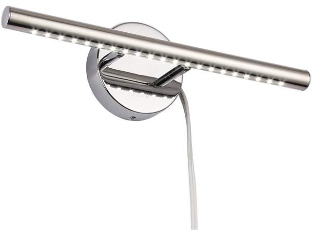 Letsun Bathroom LED Vanity Light 157 inch Modern LED Bathroom Vanity Light Fixtures Over Mirror Bathroom Wall Mounted Plug in Light 6000K Cool