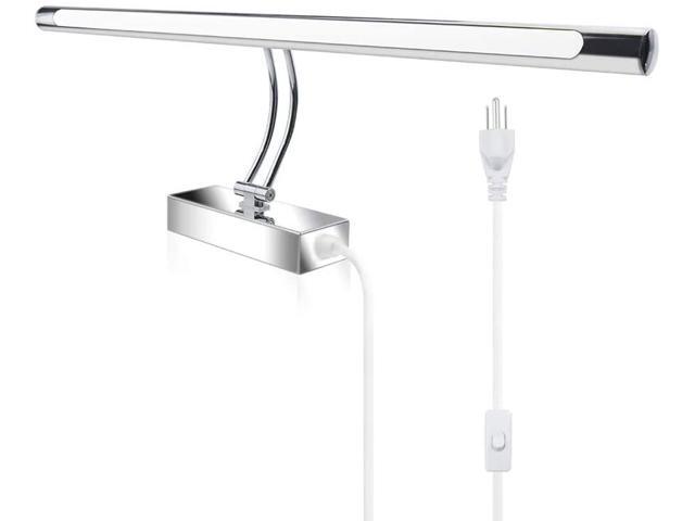Luxvista LED Vanity Light - Adjustable Bathroom Mirror Front LED Lamp 248 Inch 9W 120V with US Plug Over Mirror Wall Mounted Lamp Stainless for