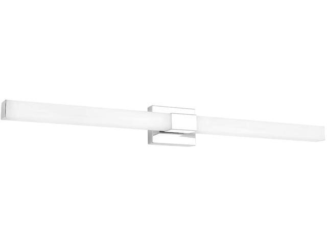 Aipsun LED Bathroom Vanity Light40in Modern Vanity Light for Bathroom Wall Light Fixtures Frosted White PC Shade Cool White 5500K