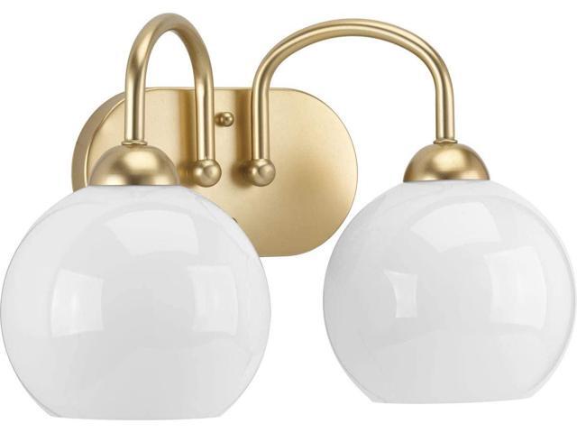 Progress Lighting P300085-078 Carisa Two-Light Bath Vintage Gold