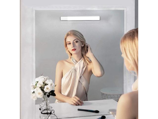 OOWOLF LED Vanity Lights Portable Mirror Light 6000K Rechargeable Cordless LED Makeup Light for Bathroom Dressing Room Vanity Table