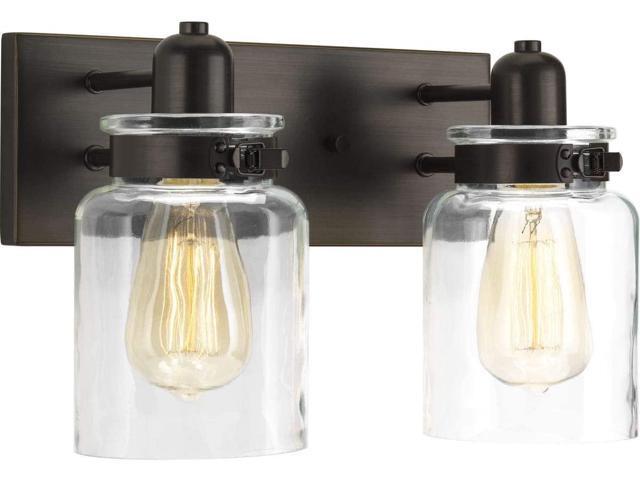 Calhoun Collection Antique Bronze Two-Light Farmhouse Wall Light