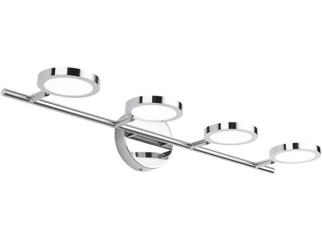 Aipsun LED Bathroom Light fixtures Vanity Light for Bathroom 4-Light Adjustable Modern LED Vanity Lighting Fixtures (White Light)