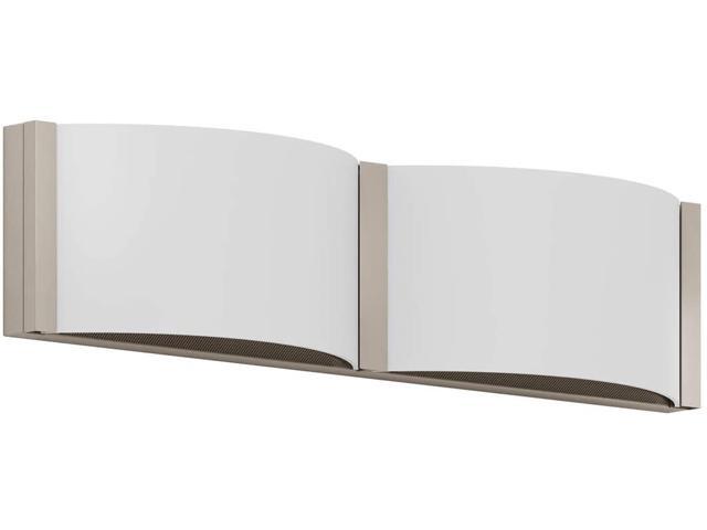 GetInLight LED Bathroom Vanity Light Fixtures Over Mirror 18 Inch 17W 3000K(Soft White) Brushed Nickel Frosted Glass Modern Wall Sconce