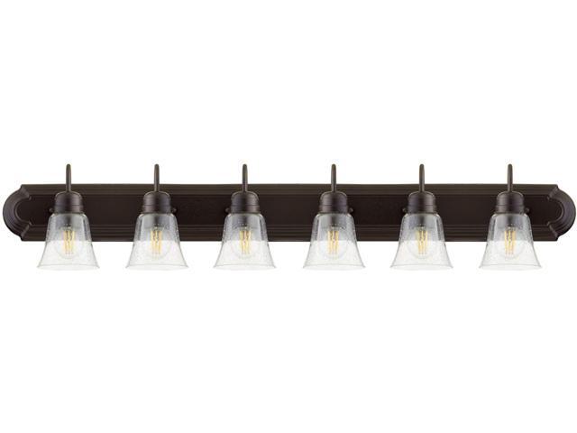 Quorum 5094-6-286 Vanity 6-Light 600 Total Watts Oiled Bronze