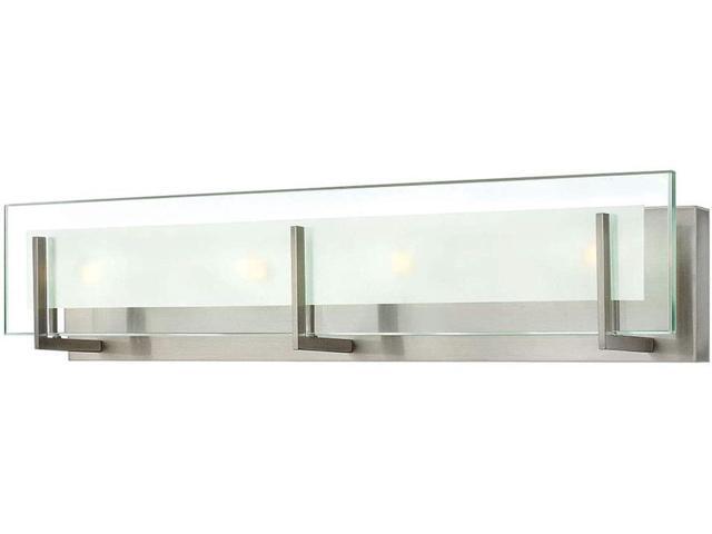 Hinkley Latitude Collection 26' Four Light 240W G9 Bathroom Vanity Fixture Brushed Nickel