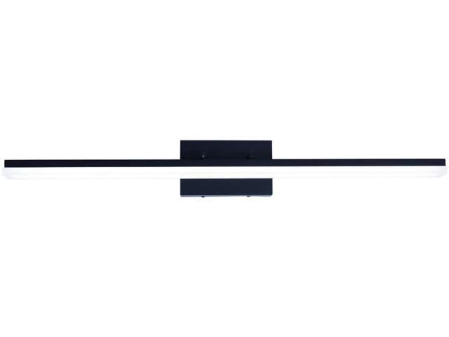 mirrea 36in Modern LED Vanity Light for Bathroom Lighting Dimmable 36w Black Painted (Cold White 5000K)