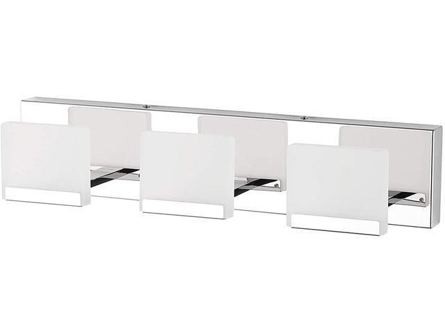 Ralbay LED Modern Vanity Light 3 Light Bathroom Vanity Lights Acrylic Stainless Steel Bathroom Wall Light