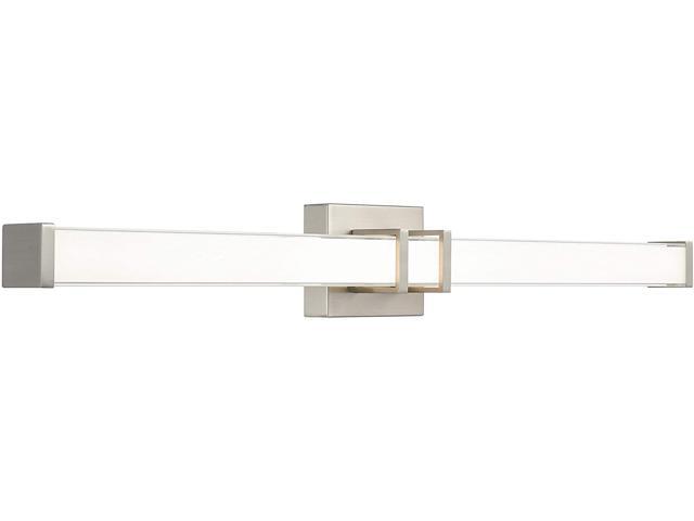 Baracino 36 inch LED Bathroom Vanity Lights Brushed Nickel Bathroom Light LL-WL918-1BN-36
