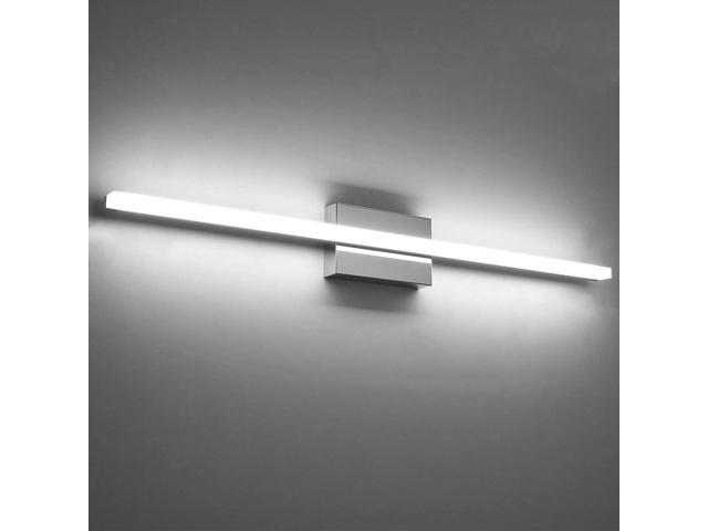 Temgin Bathroom Light Fixtures LED Vanity Lights 36 Inch 20W Cool White 6000K Vanity Lighting Fixtures Modern Over Mirror Wall Light Indoor Wall