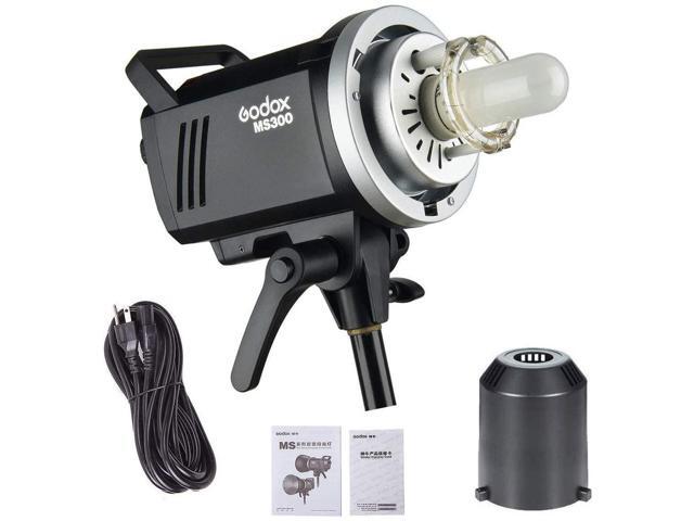 Godox MS300 Studio Strobe 300Ws 110V GN58 5600K Bowens Mount Monolight Built-in Godox 24G Wireless System 150W Modeling Lamp Outstanding Output