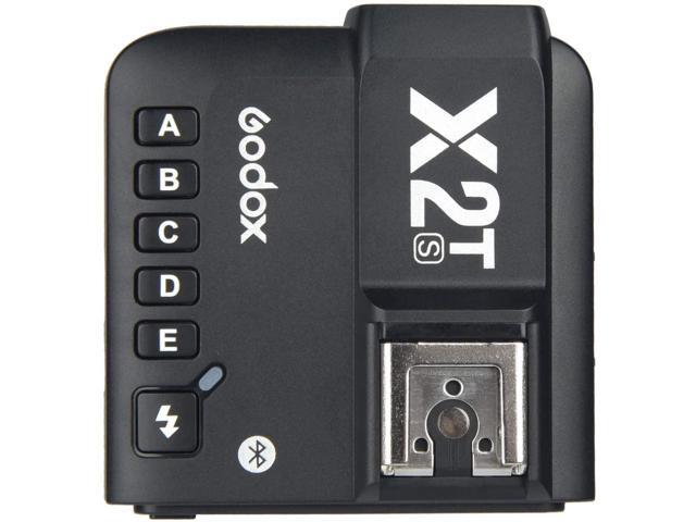 Godox X2T-S TTL Wireless Flash Trigger for Sony Bluetooth Connection 1/8000s HSS 5 Separate Group Buttons Relocated Control-Wheel New Hotshoe