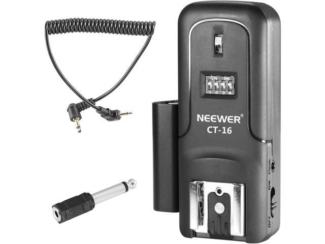 Neewer 16 Channels Wireless Radio Flash Speedlite Studio Trigger Receiver with Standard Hot Shoe Fit for Canon Nikon Pentax Olympus Panasonic DSLR